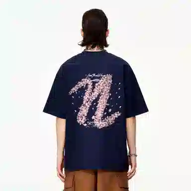 SUNSETMONENT N Logo Basketball Tee