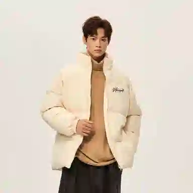 SUNSETMONENT Lightning Letter Puffer Jacket