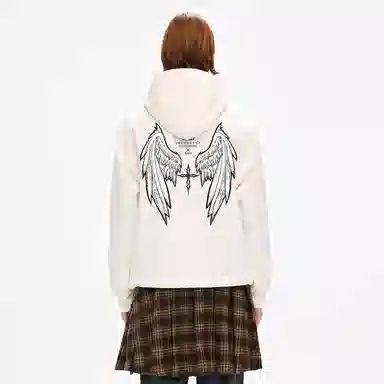 SUNSETMONENT Wings Cross Hoodie