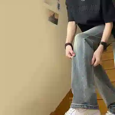 尘映 美式高街复古风多版型日常通勤长裤牛仔裤 男女同款