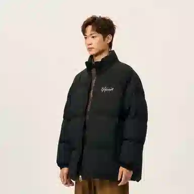 SUNSETMONENT Lightning Letter Puffer Jacket