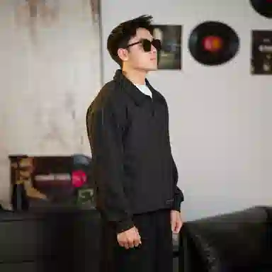 SUNSETMONENT Vcleanfitpolo