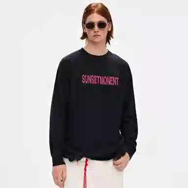 SUNSETMONENT 360 Heavyweight Vintage Logo Sweatshirt