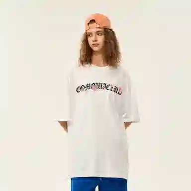 COMOWA Vintage Gothic Logo T-Shirt