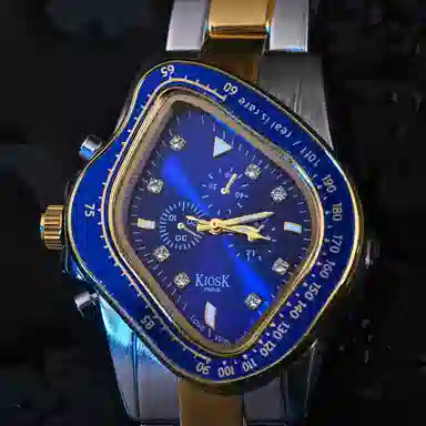 KIOSK Quartz Blue Dial