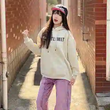 雅鹿优选 西瓜甜甜圈缺口印花刺绣平檐户外出行运动风防晒遮阳时尚潮流百搭大头围显脸小 棉 棒球帽 男女同款情侣款