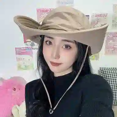 雅鹿优选 速干透气户外露营爬山徒步抽绳可调节防晒遮阳 聚酯纤维 渔夫帽 男女同款情侣款
