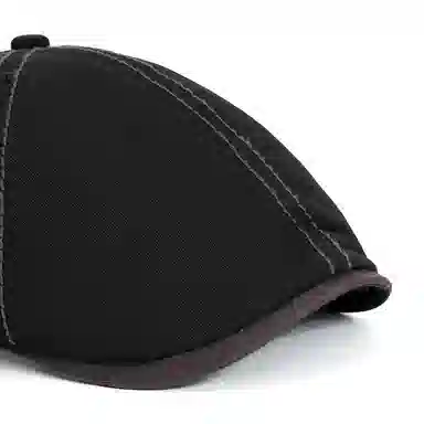 雅鹿优选 美式复古小众设计大头围前进帽休闲出行百搭文艺潮流 棉 贝雷帽 男女同款情侣款