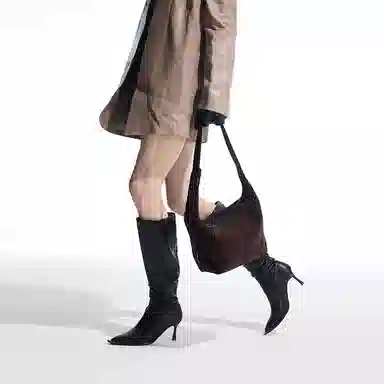 INJOYLIFE Hobo Shoulder Bag Brown