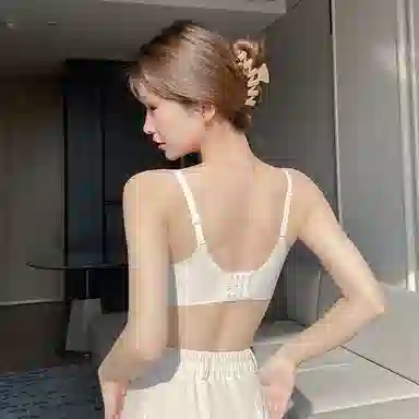 多情猫 纯色聚拢收副乳无钢圈文胸 女款