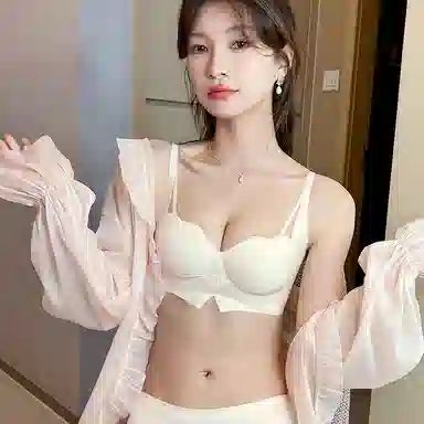 多情猫 立体圆球杯收副乳聚拢文胸 女款