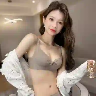 多情猫 纯色收副乳聚拢文胸 女款