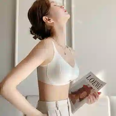 多情猫 纯色聚拢收副乳无钢圈文胸 女款