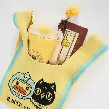 British Museum x B.Duck Bastet Tote Bag Black/Yellow