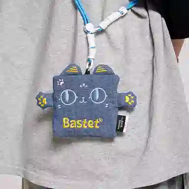 British Museum Card Holder Brown/Blue