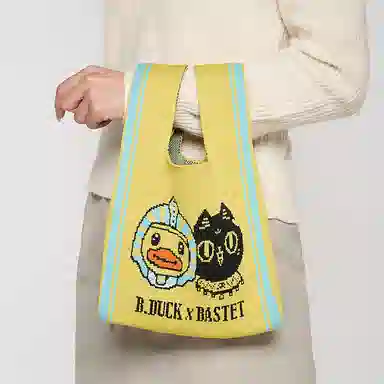 British Museum x B.Duck Bastet Tote Bag Black/Yellow