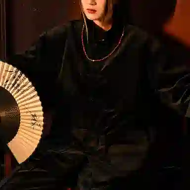 Sanshengliubu Velvet Mandarin Jacket