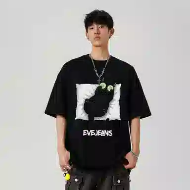 EVE Jeans Cat Logo T-Shirt