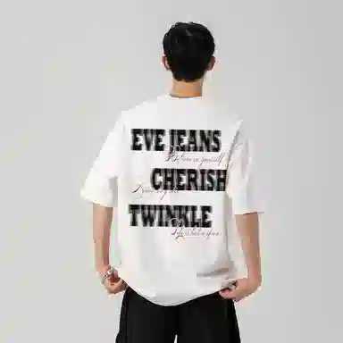 EVE Jeans Letter Print T-Shirt