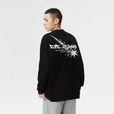 EVE Jeans Meteor Logo Long Sleeve Tee