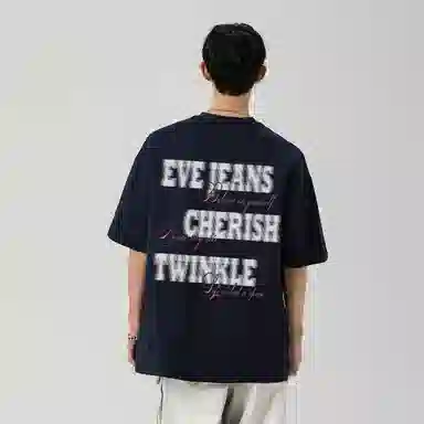 EVE Jeans Letter Print T-Shirt