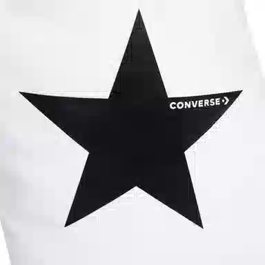 Converse Classic Star Logo Cotton Shoulder Bag Off-White