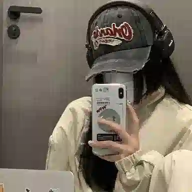 八小万 复古做旧破洞辣妹网红 棉 鸭舌帽 女款