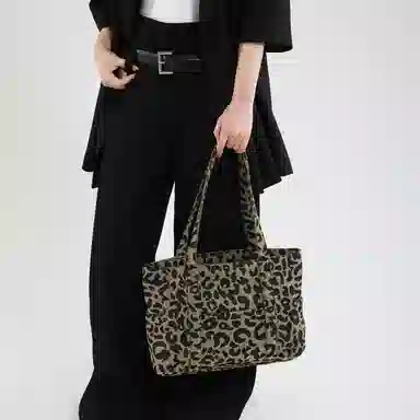 辛巴赫 潮流复古时尚气质百搭休闲大容量 涤纶 托特包单肩包 常规 女款 多色