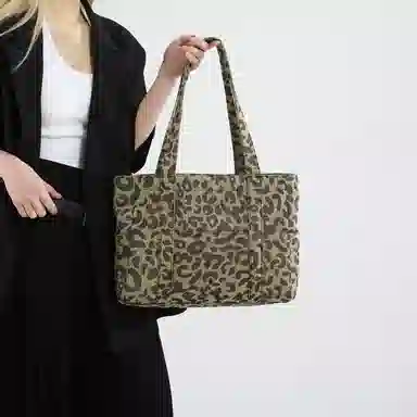 辛巴赫 潮流复古时尚气质百搭休闲大容量 涤纶 托特包单肩包 常规 女款 多色