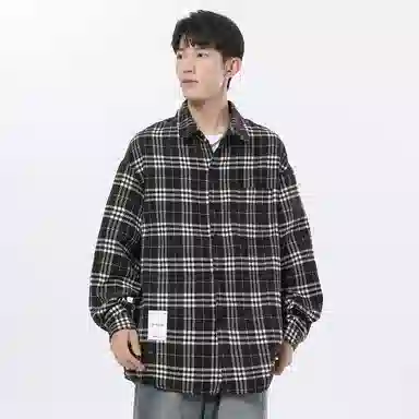 R.super FW24 Plaid Logo Shirt