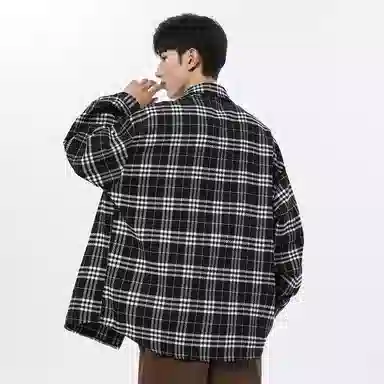 R.super FW24 Plaid Logo Shirt