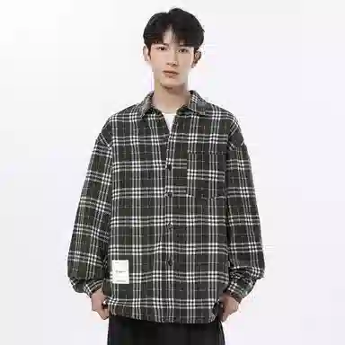 R.super FW24 Plaid Logo Shirt