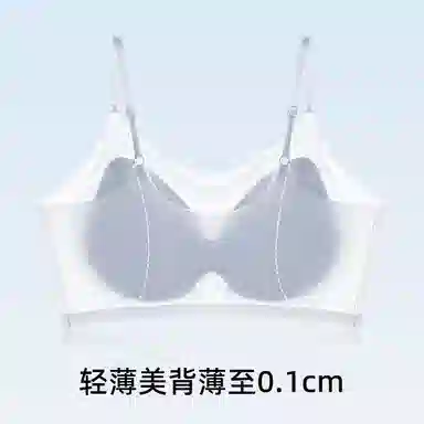 艾诗塔 冰丝凉感舒适软支撑无痕内衣超薄运动透气背心式文胸 女款