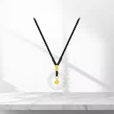 星珍思 转运铃铛平安扣  新中式国潮风招财纳福平安喜乐颈饰 复古几何小圆满锁骨链 菩提根 项链 女款