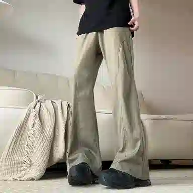 西行纪 美式高街设计感冰丝垂感降落伞兵裤直筒阔腿凉感薄款网布打孔透气速干运动休闲裤 男女同款