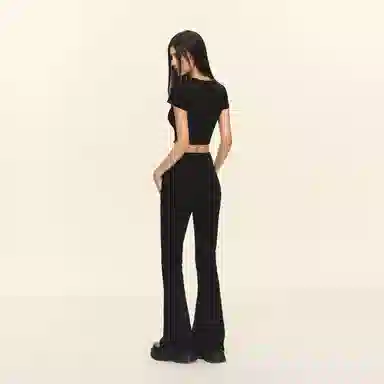 CLIMAX VISION Retro High Waist Slim Flared Jeans