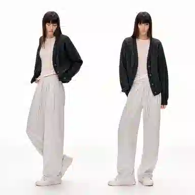 CLIMAX VISION Cozy Fleece Wide Leg Pants