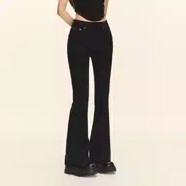 CLIMAX VISION Retro High Waist Slim Flared Jeans