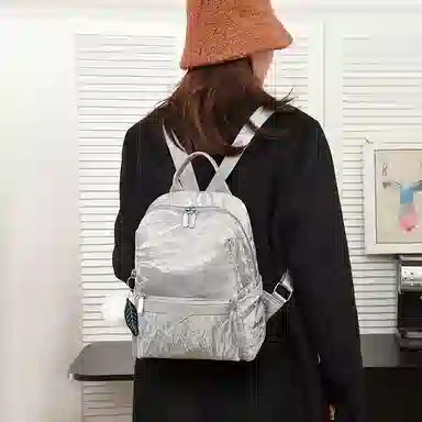Dusen Kangaroo Silver/Black Backpack