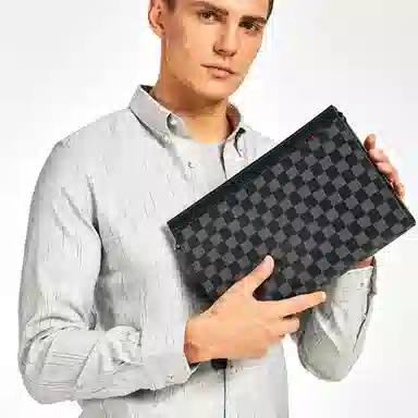 Dusen Kangaroo Clutch Black/Brown