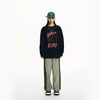 MK Monkey King Cobra King Sweatshirt Black