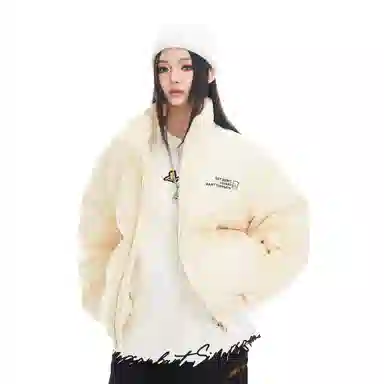 The Simpsons Waffle Texture Down Jacket