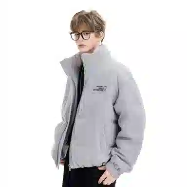 The Simpsons Waffle Texture Down Jacket