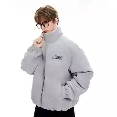 The Simpsons Waffle Texture Down Jacket