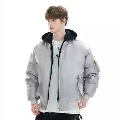 The Simpsons Reflective Metallic Flight Jacket