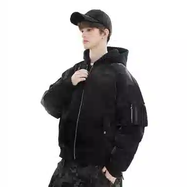 The Simpsons Reflective Metallic Flight Jacket