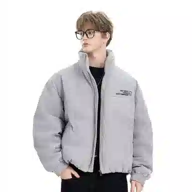 The Simpsons Waffle Texture Down Jacket