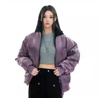 The Simpsons Reflective Metallic Flight Jacket