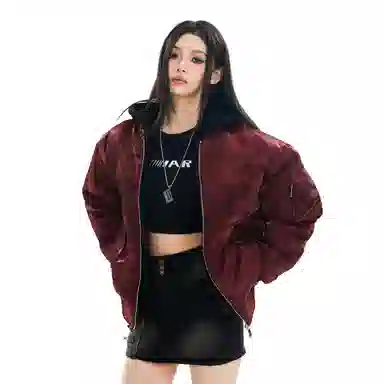 The Simpsons Reflective Metallic Flight Jacket