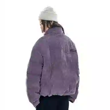 The Simpsons Waffle Texture Down Jacket